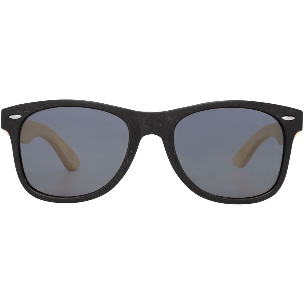 Lunettes de soleil Sun Ray en bambou noir