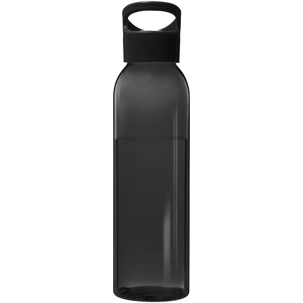 Bouteille d'eau Sky de 650 ml en plastique recyclé noir