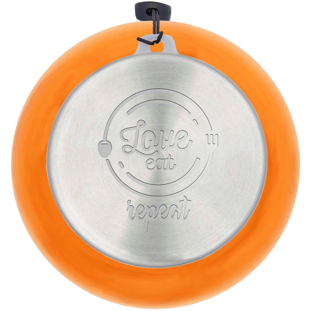 Bouteille de sport Bodhi de 500 ml en RPET Orange translucide