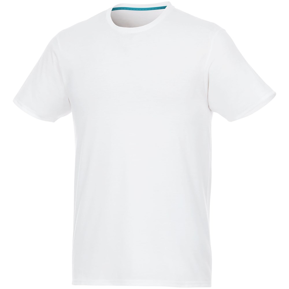 T-shirt recyclé manches courtes homme Jade Blanc