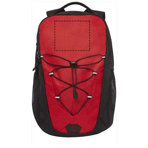 Trails Rucksack 24L rot, schwarz