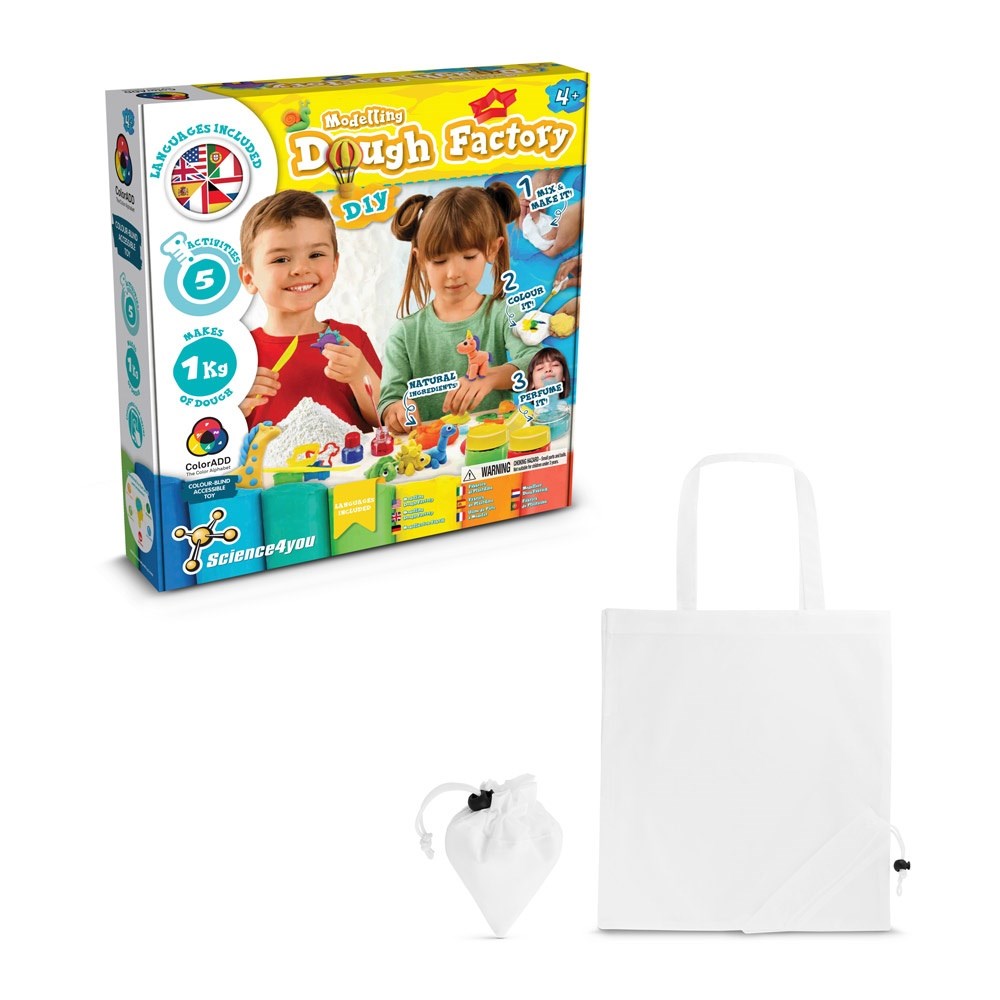 Modeling Dough Factory Kit II Lernspiel lieferung inklusive einer faltbaren geschenktasche aus 190T weiss