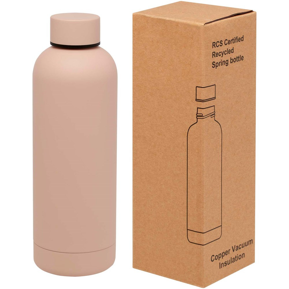 Spring 500 ml RCS-zertifizierte Kupfer-Vakuum Isolierflasche aus recyceltem Edelstahl