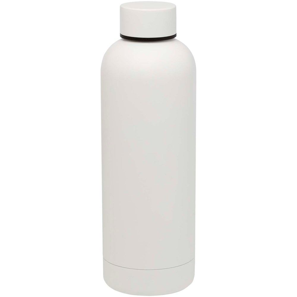 Bouteille isotherme avec isolation par le vide Spring 500 ml en cuivre inoxydable recyclé certifié RCS blanc