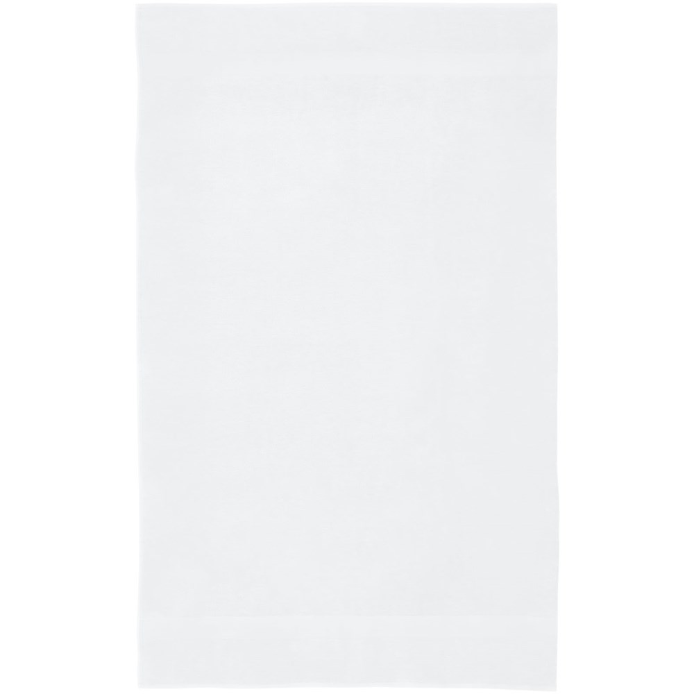 Serviette en coton 450 g/m² 100x180 cm Evelyn Blanc