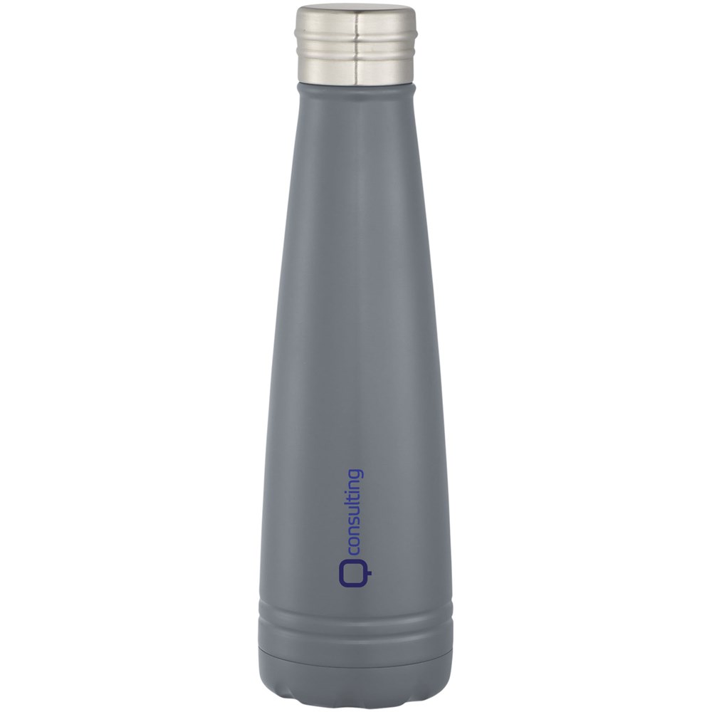 Duke 500 ml Kupfer-Vakuum Isolierflasche grau