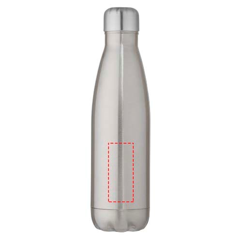 Bouteille Cove de 500 ml en acier inoxydable à isolation sous vide argent