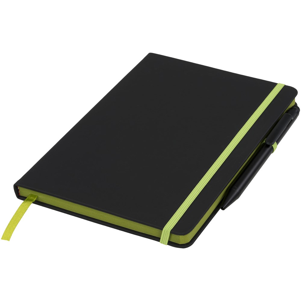 Carnet de notes M Noir Edge Noir, Citron vert