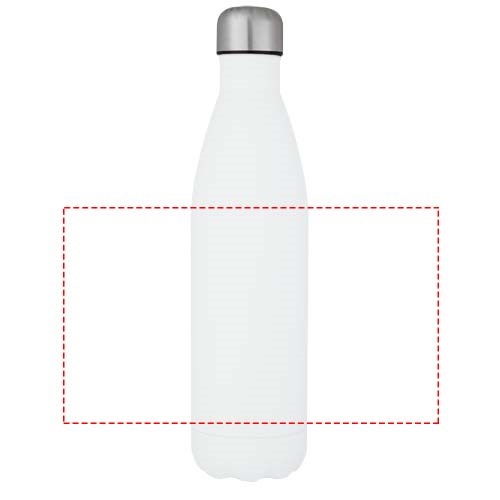 Bouteille Cove de 750 ml en acier inoxydable à isolation sous vide blanc