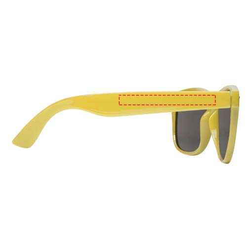 Lunettes de soleil Sun Ray en rPET jaune