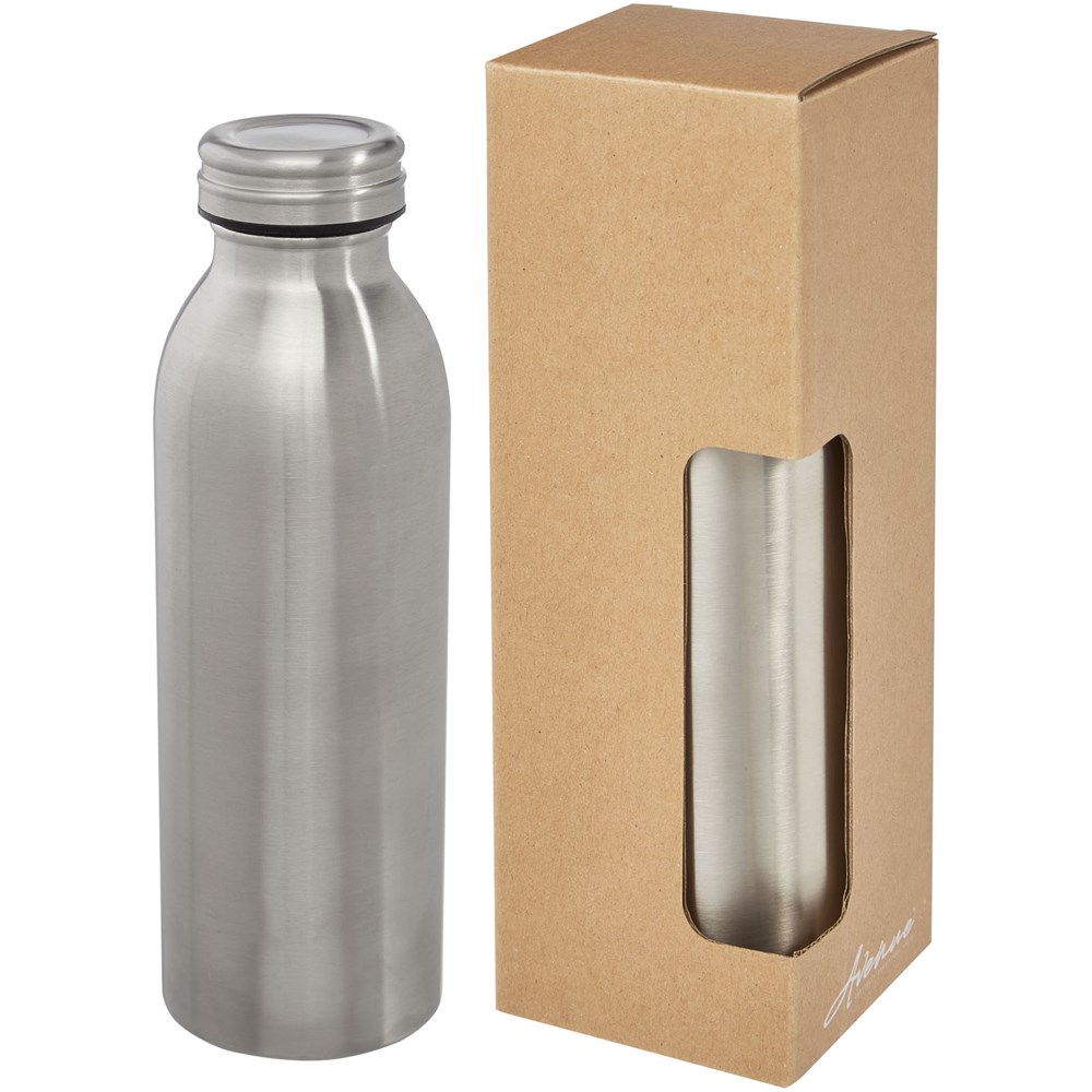 Bouteille isotherme Riti de 500 ml avec isolation sous vide et couche de cuivre argent