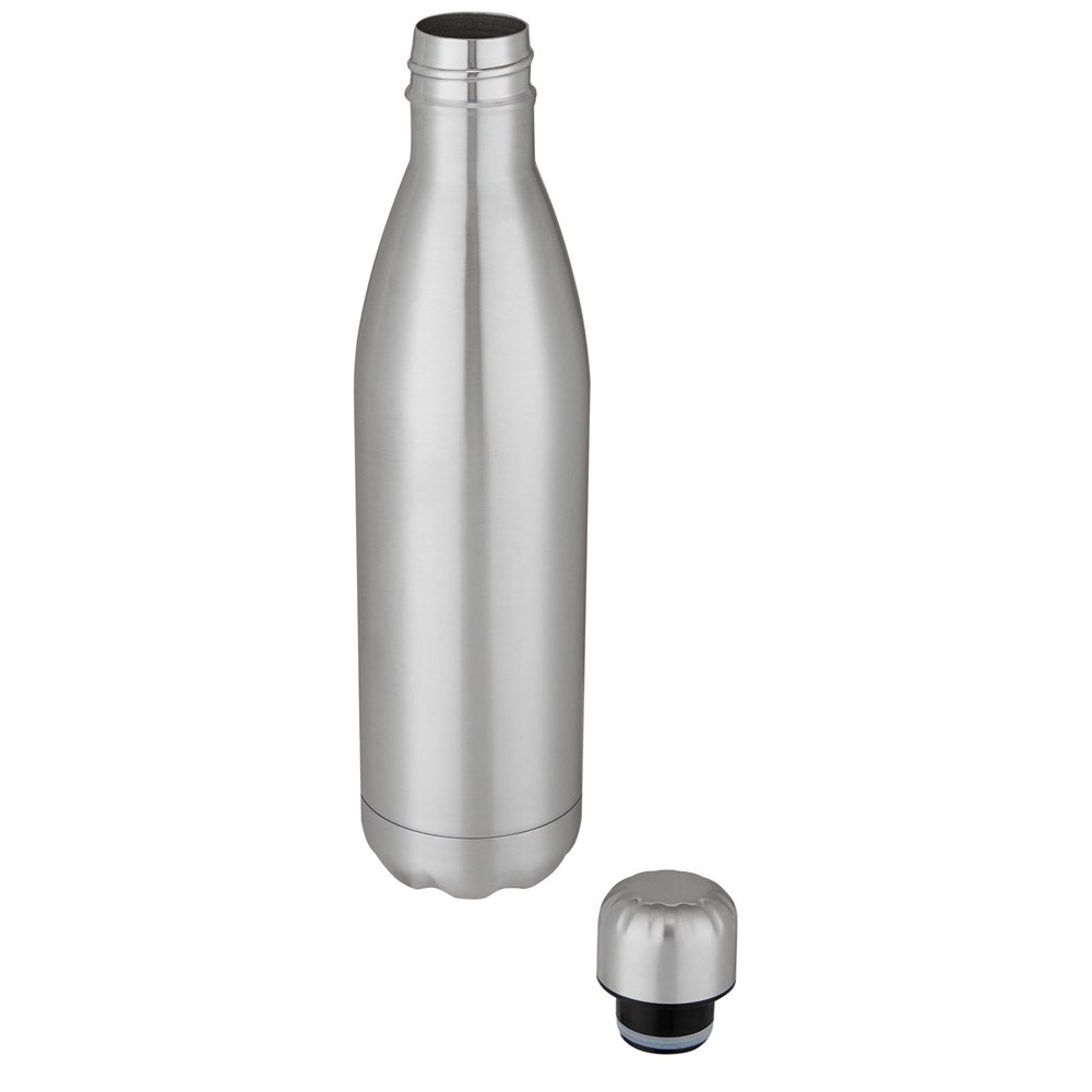 Bouteille Cove de 750 ml en acier inoxydable à isolation sous vide argent