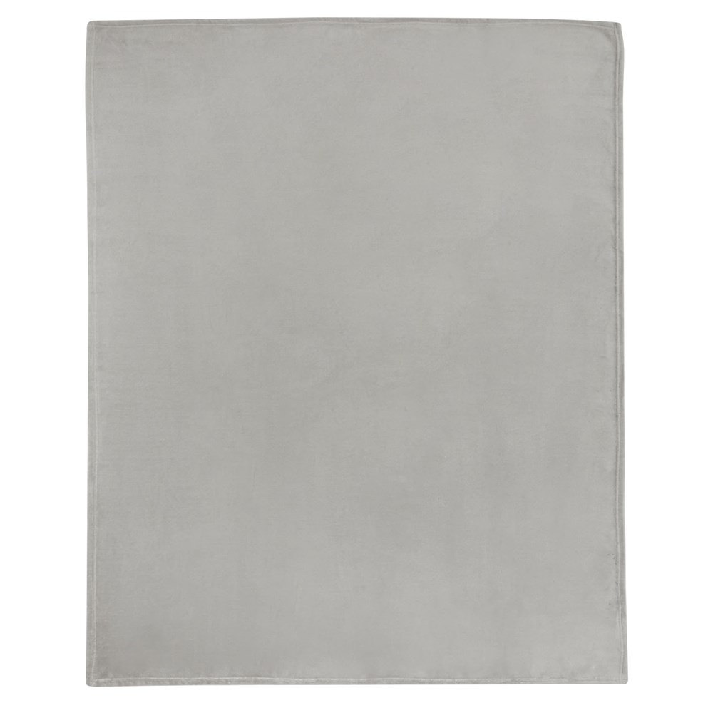 Couverture Lily en polaire molletonnée RPET certifiée GRS gris