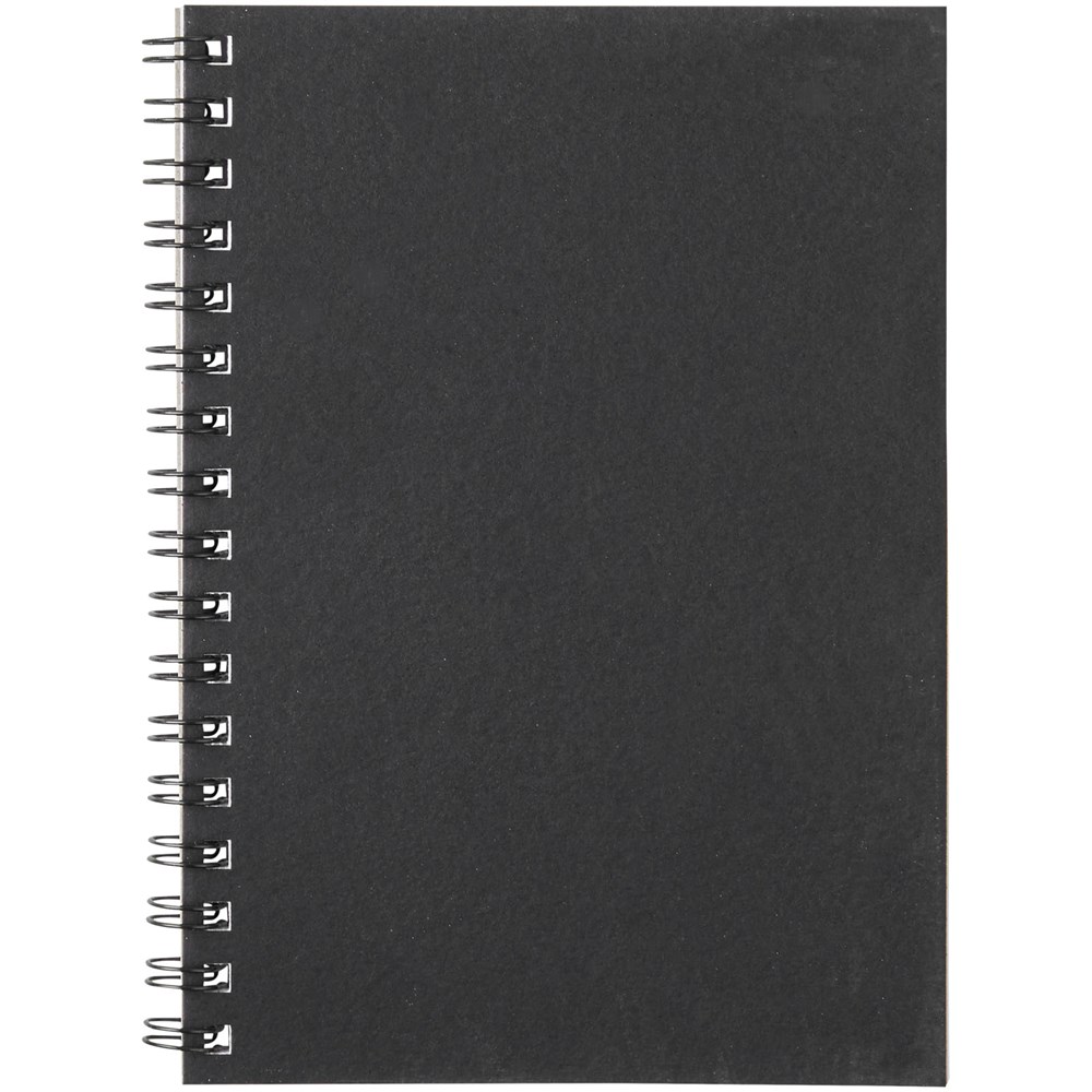 Carnet de notes à spirales Desk-Mate ® A6 coloré noir