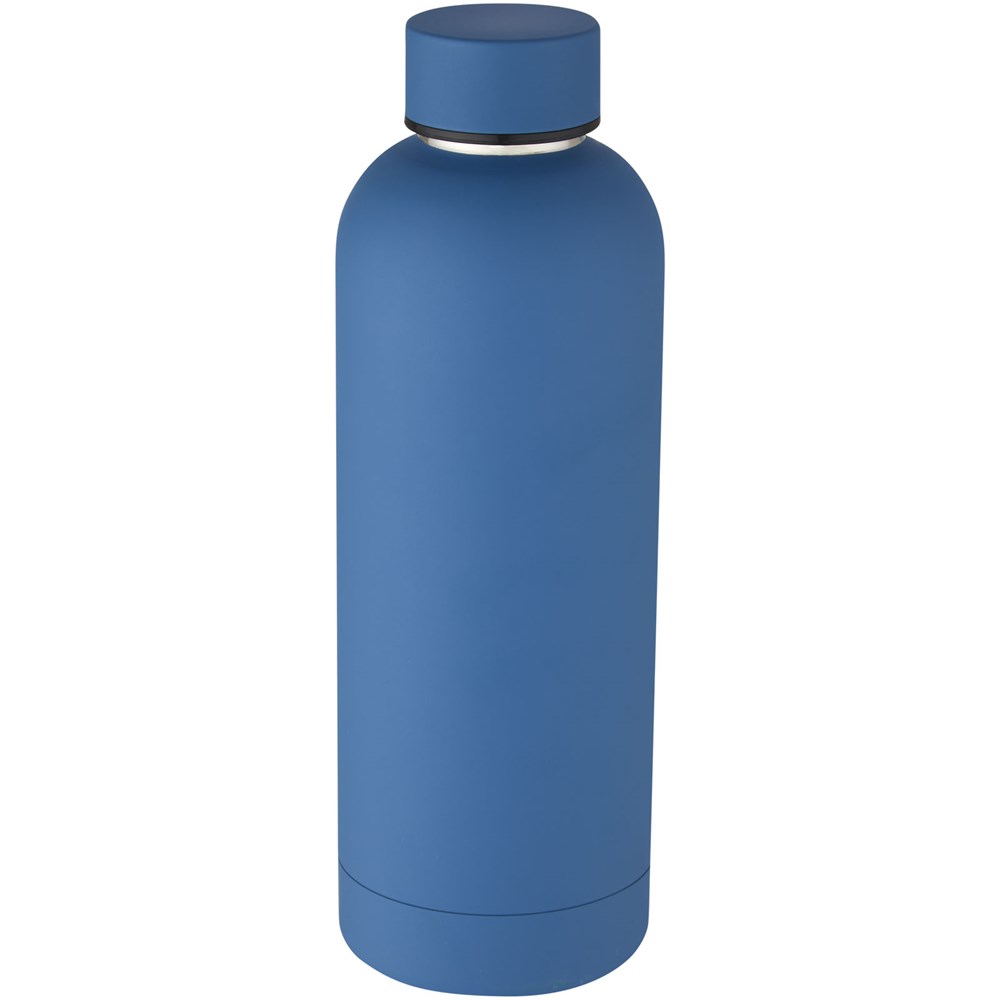 Bouteille isotherme Spring de 500 ml avec isolation sous vide et couche de cuivre Tech blue