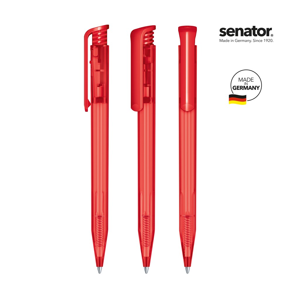 senator® Super Hit Frosted  Druckkugelschreiber rot 186