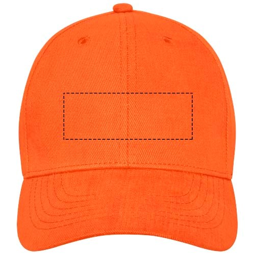 Casquette Davis 6 panneaux Orange