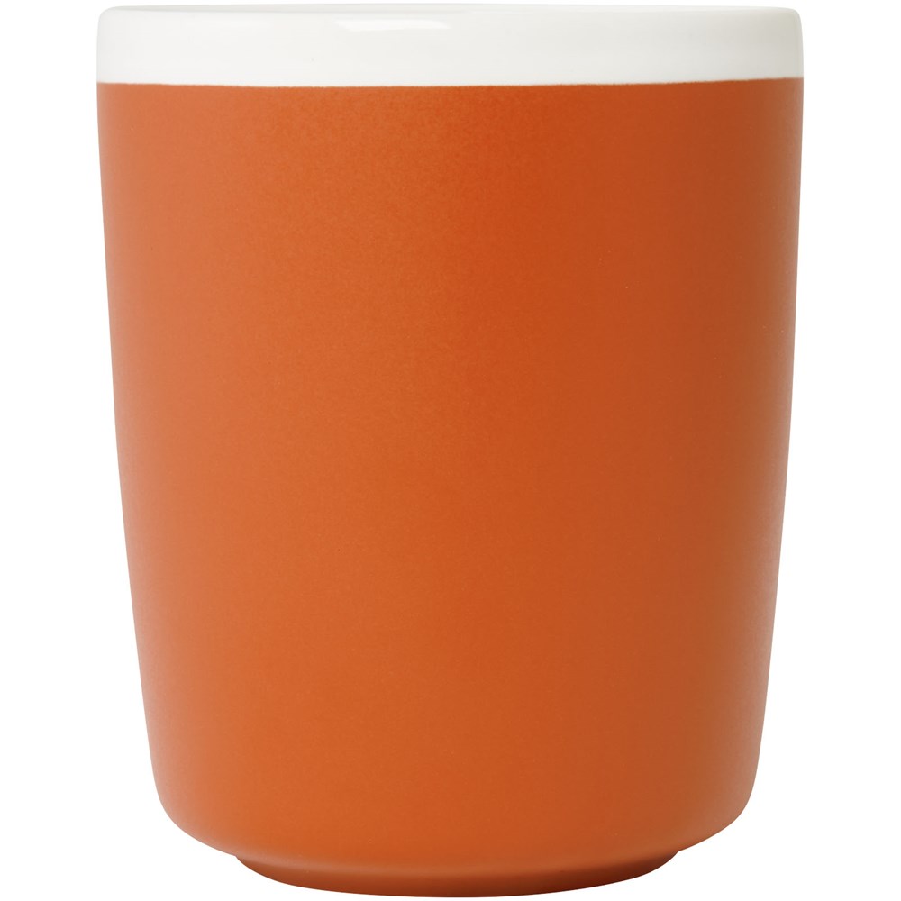 Tasse en céramique Lilio de 310 ml orange