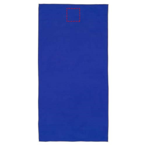 Serviette Pieter certifiée GRS ultra-légère et à séchage rapide 50 x 100 cm Bleu royal