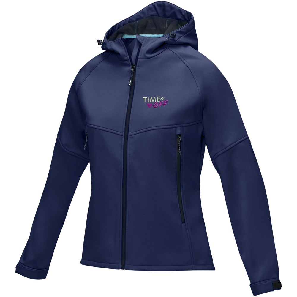 Veste softshell recyclée femme Coltan Marine