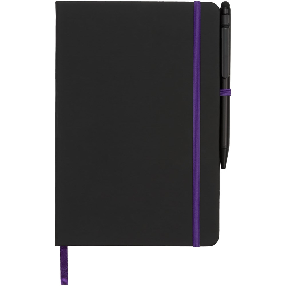 Carnet de notes M Noir Edge Noir, Violet