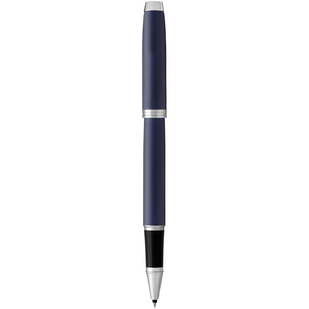 Stylo roller IM Parker (encre noire) Bleu, Argent