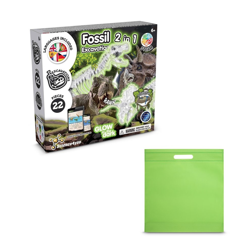 2 in 1 Fossil Excavation Kit IV. Lernspiel lieferung inklusive einer non-woven tasche (80 g/m²)