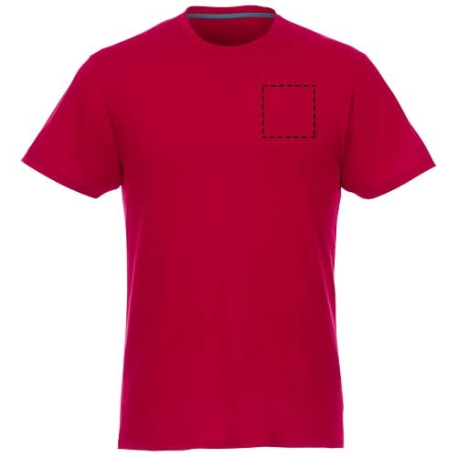 T-shirt recyclé manches courtes homme Jade rouge