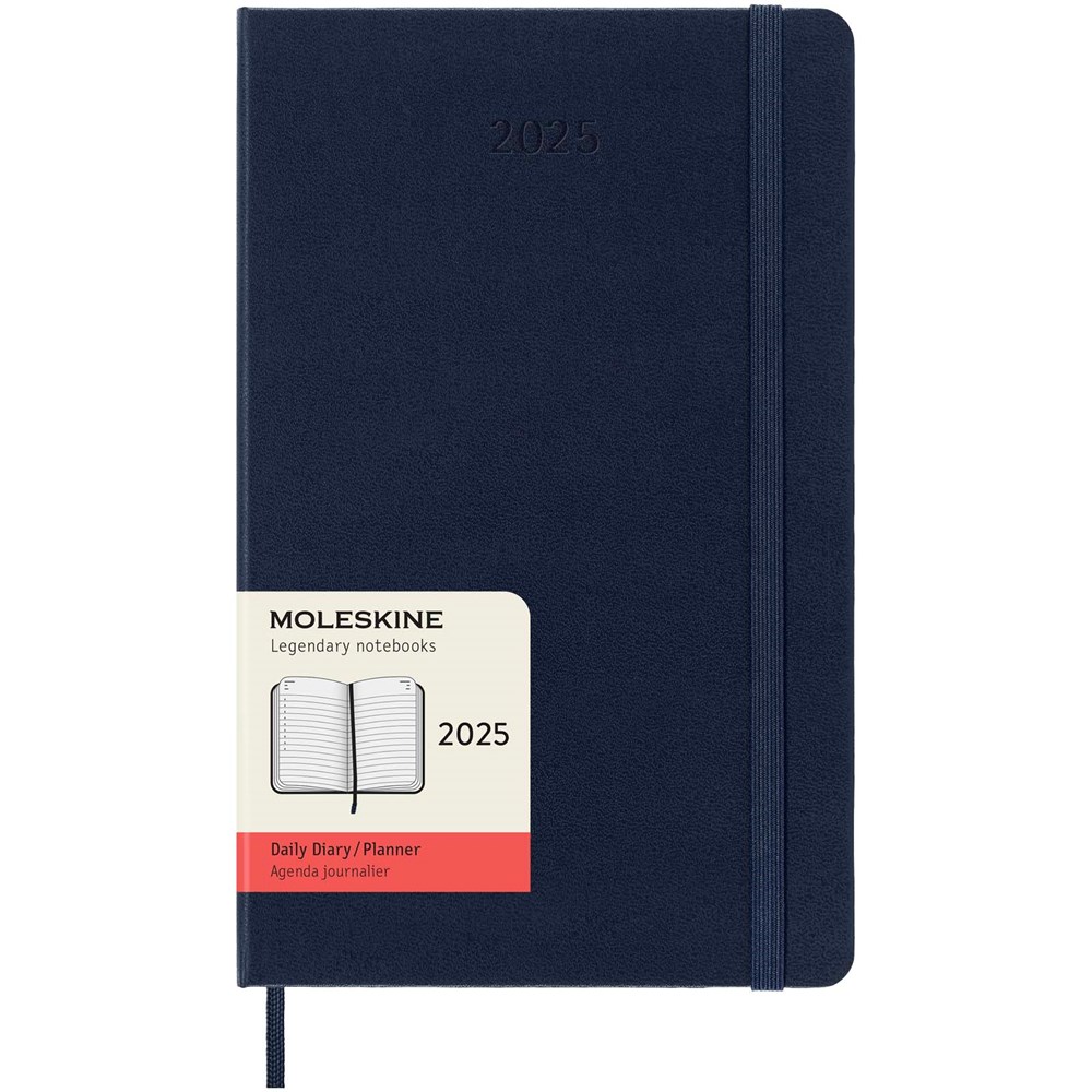 Moleskine Hardcover 12 Monate Tageskalender saphir