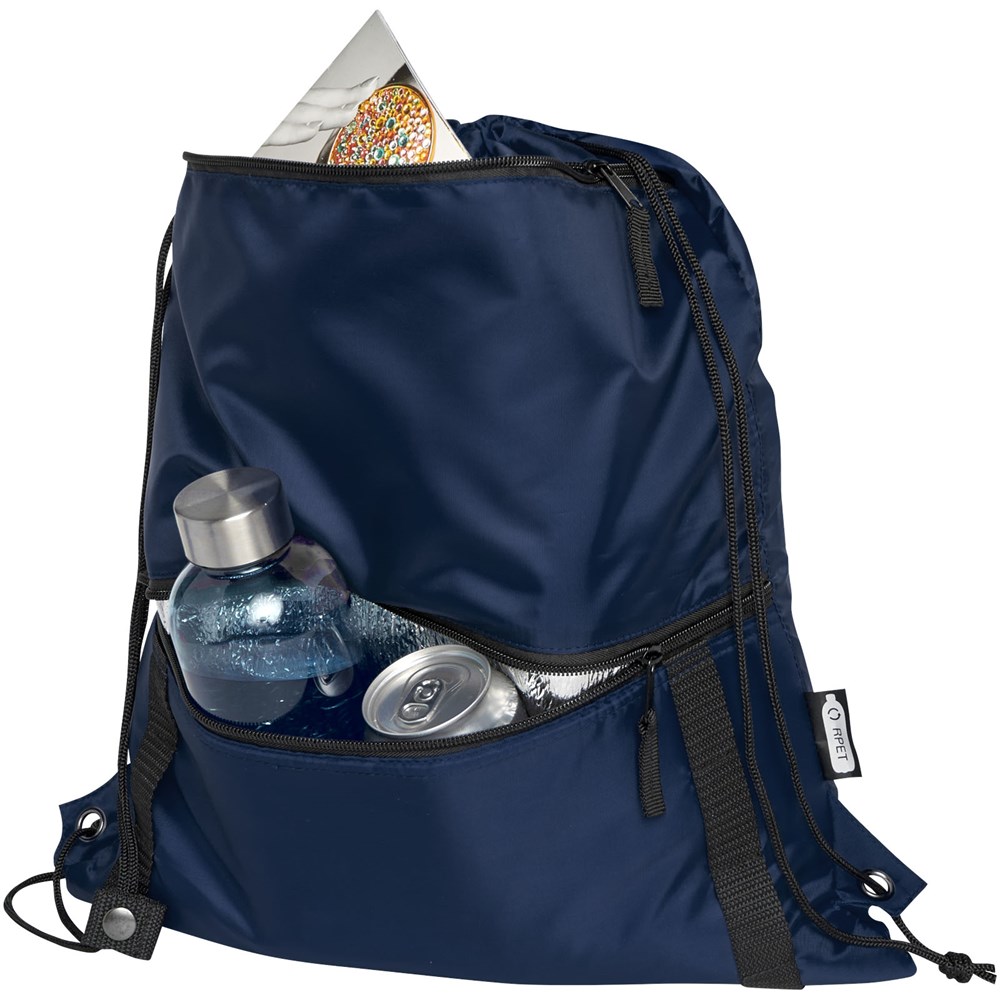 Sac isotherme 9 L recyclé avec cordon de serrage Adventure Marine