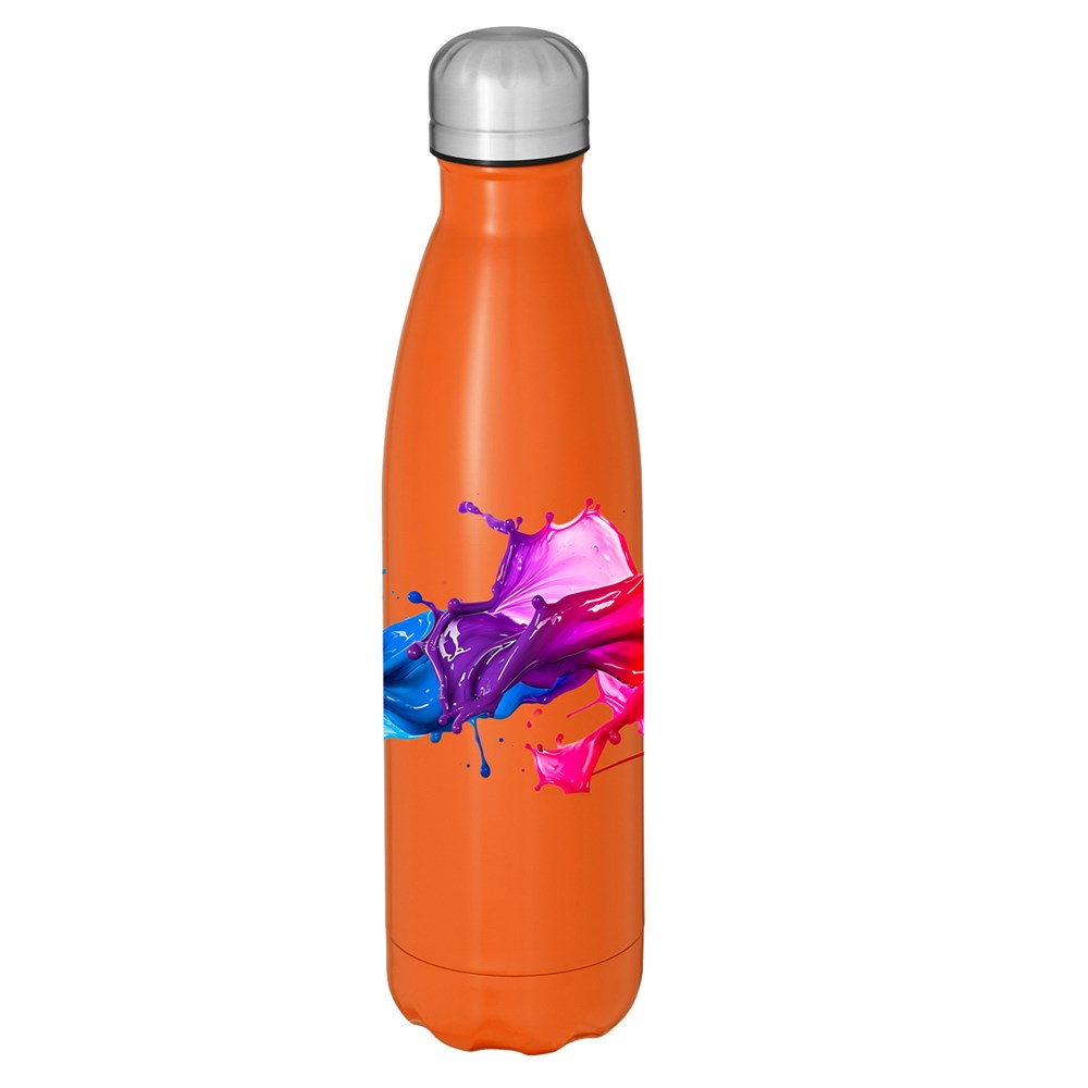 Isolierflasche 500 ml Säntis orange