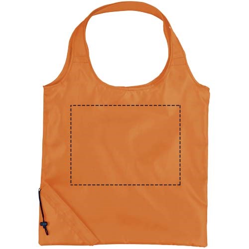 Bungalow faltbare Polyester Tragetasche 7L orange