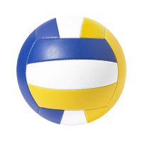 Volleyball Beach aus weichem PU-Leder. ✔ Werbegeschenk ✔ Perfekt für Sommer Events ✔ dreifarbiges Design.