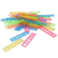 Règle de gabarit, set de 48 pièces Neon