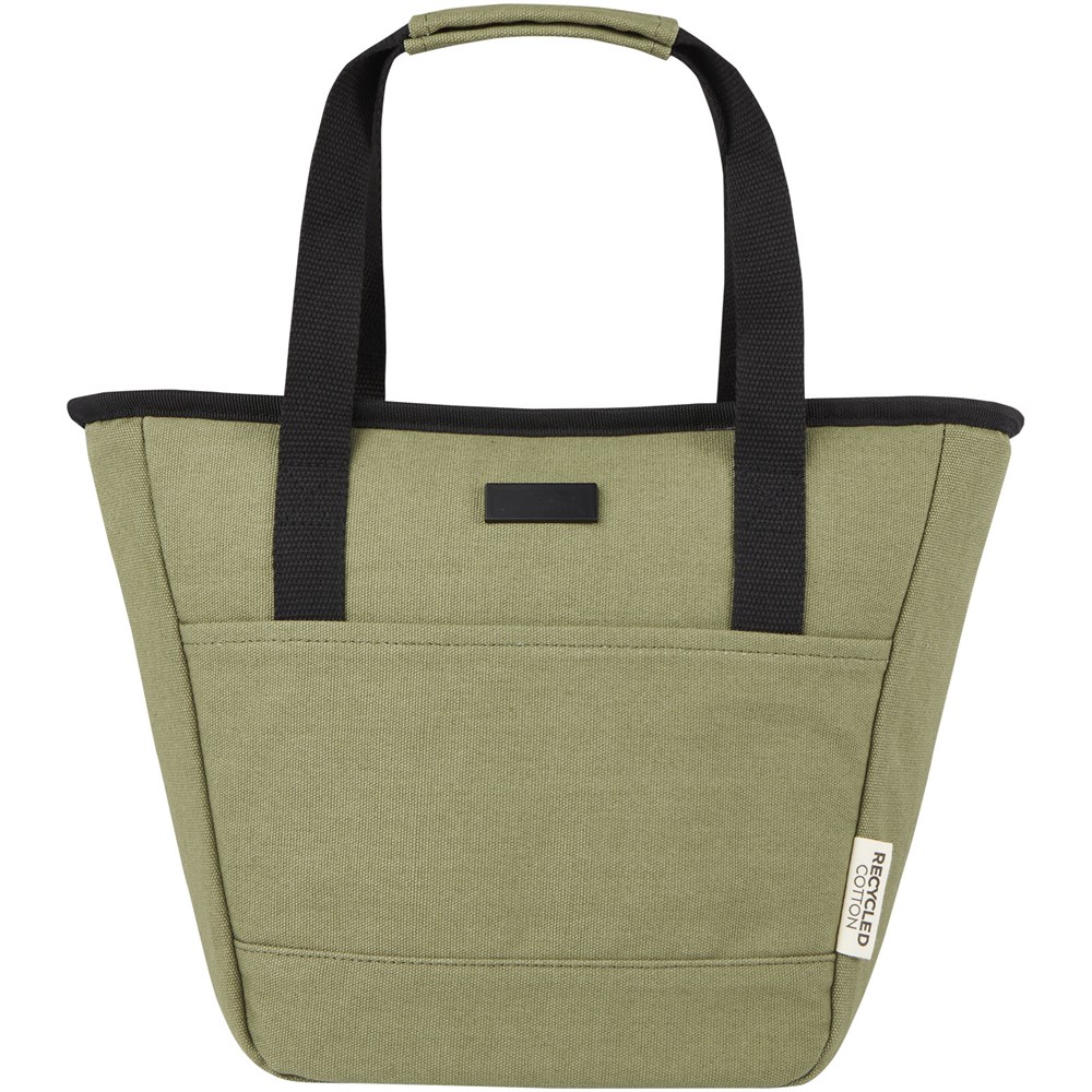 Sac-repas isotherme Joey de 6 L en toile recyclée GRS pour 9 canettes Olive