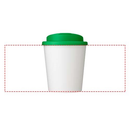 Gobelet avec isolation Brite-Americano Espresso Eco de 250 ml et anti-déversement vert