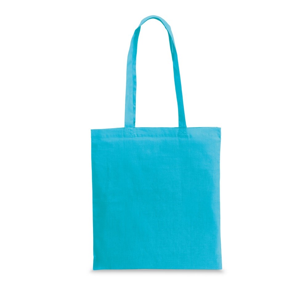 CAIRO Sac de courses en coton recyclé (180 g/m²) bleu clair