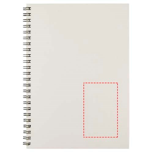 Carnet de notes spirales Desk-Mate® A5 coloré Ivoire