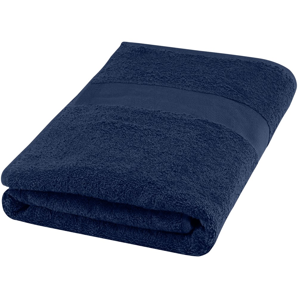 Serviette Amelia de 70 x 140 cm en coton de 450 g/m² Marine