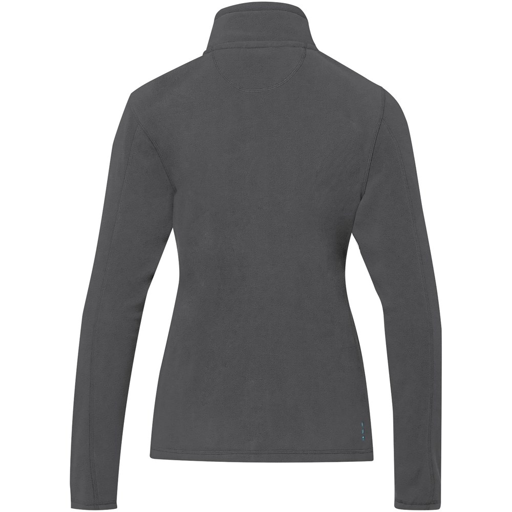 Veste Amber pour femme en polaire entièrement zippée recyclée GRS Gris storm