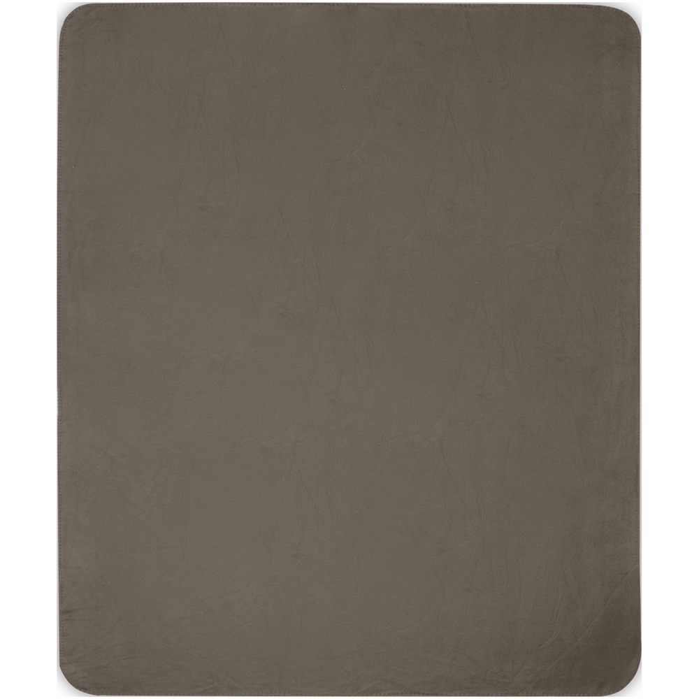 Couverture Willow en polaire RPET certifiée GRS anthracite