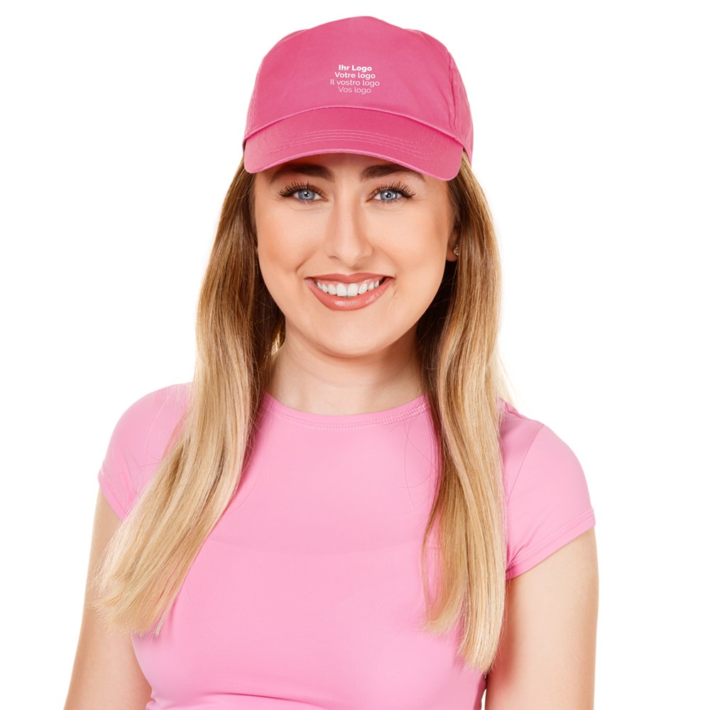 Baseball-Cap Klassisch rosa