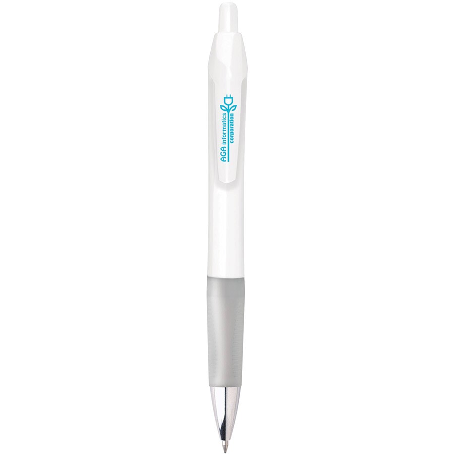 BIC® Intensity® Gel Clic Blanc / Blanc / Encre Bleue