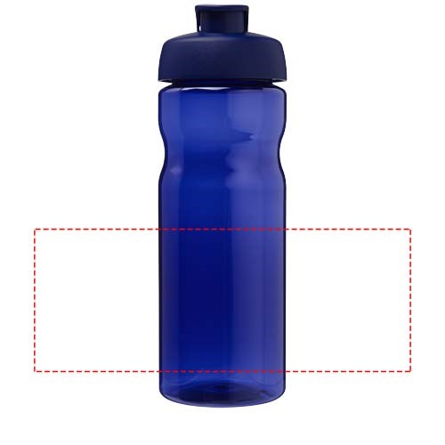 Bouteille de sport H2O Active® Eco Base de 650 ml avec couvercle à bec verseur bleu