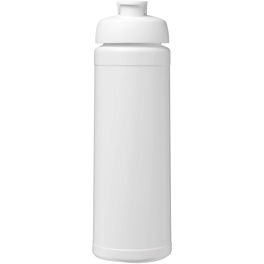 Bouteille de sport Baseline Rise de 750 ml recyclée avec couvercle rabattable Blanc, Blanc