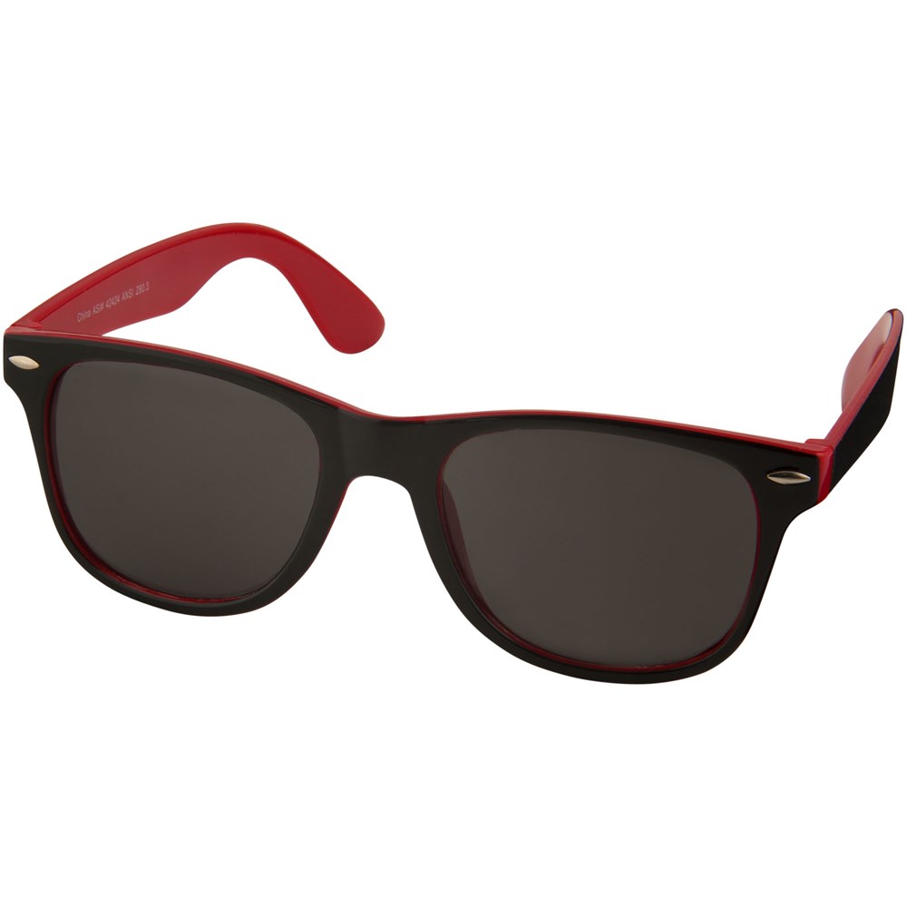 Sun Ray Sonnenbrille mit zweifarbigen Tönen rot, schwarz