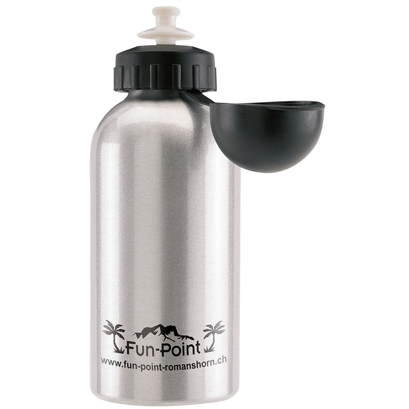 Sport-Trinkflasche 600 ml silber