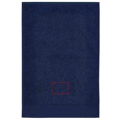 Serviette en coton 550 g/m² 30x50 cm Chloe Marine