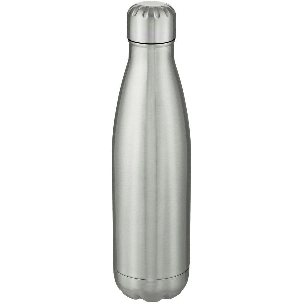 Bouteille Cove de 500 ml en acier inoxydable à isolation sous vide argent