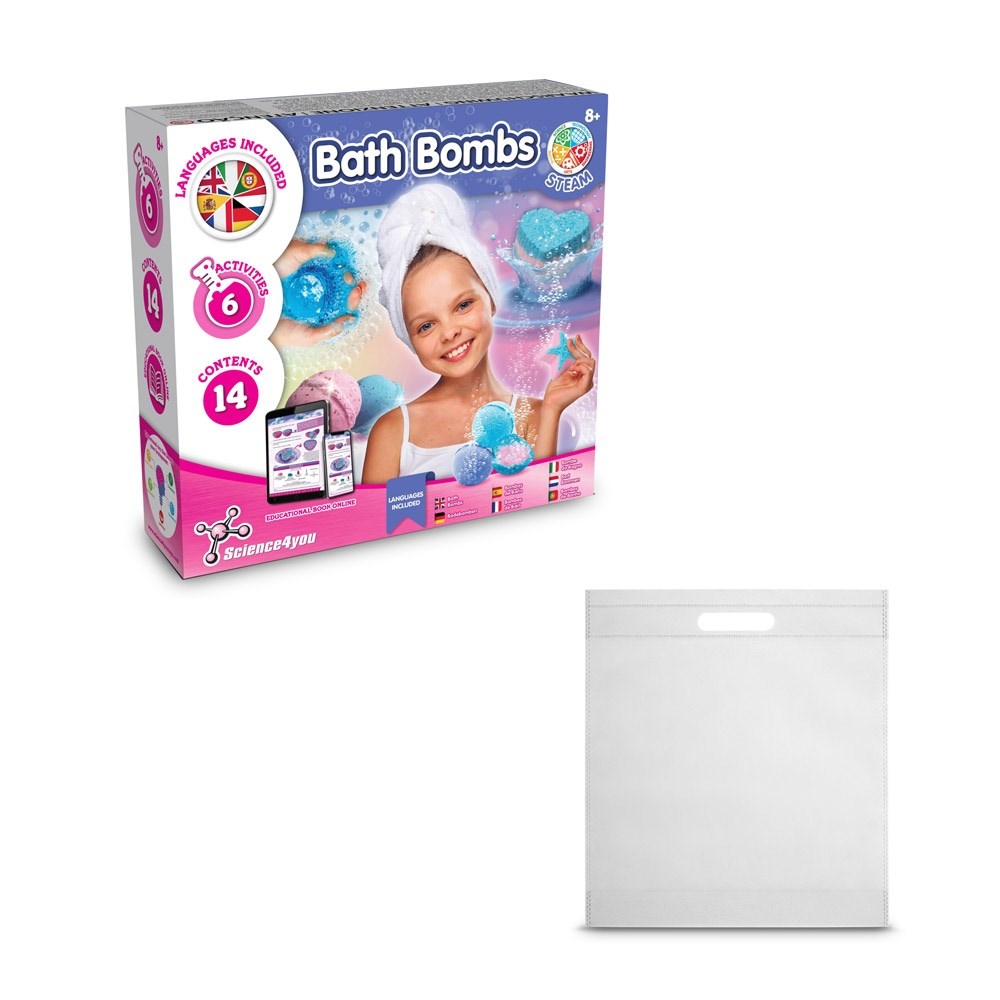 Bath Bombs Kit IV Lernspiel lieferung inklusive einer non-woven tasche (80 g/m²) weiss